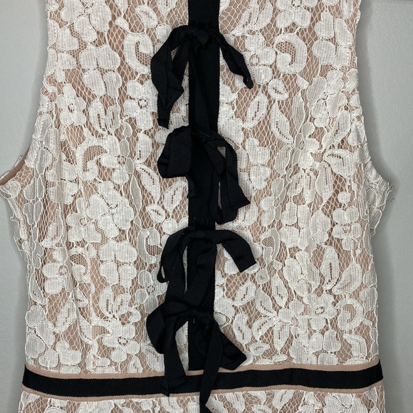 endless rose white lace strapless dress with bow details Small - Picture 2 of 9